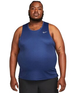 Nike: Синяя майка  Dri FIT