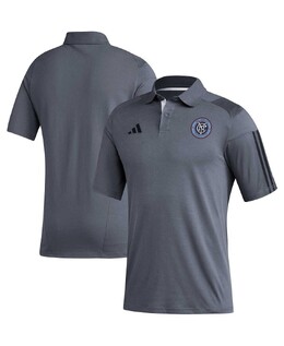 Adidas: Серая рубашка  New York