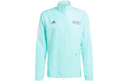 Adidas: Синяя куртка  Marathon