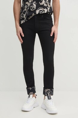 Versace Jeans Couture: Чёрные джинсы 