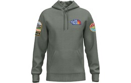 The North Face: Зелёная толстовка 