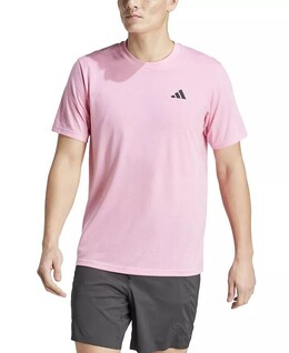 Adidas: Розовая футболка  Essentials