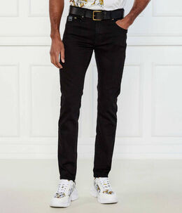 Versace Jeans Couture: Чёрные джинсы 