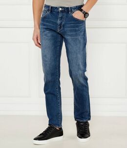 Armani Exchange: Синие джинсы 
