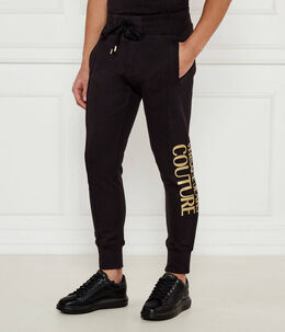 Versace Jeans Couture: Чёрные брюки 