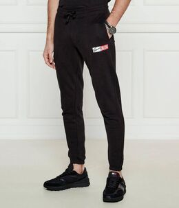Tommy Jeans: Чёрные брюки 