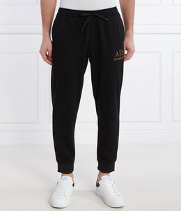 Armani Exchange: Чёрные брюки 