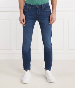 Pepe Jeans London: Синие джинсы 