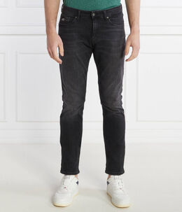 Tommy Jeans: Чёрные джинсы 