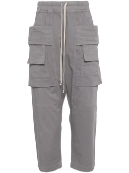 Rick Owens Drkshdw: Серые брюки  Creatch