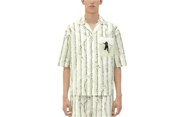Bottega Veneta: Зелёная рубашка 