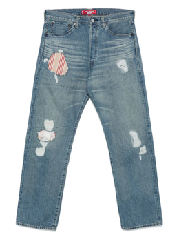 Junya Watanabe Man: Синие джинсы 