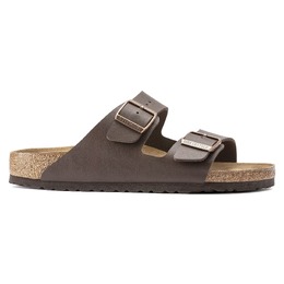 Birkenstock: Тёмные сандалии  Arizona Birko Flor