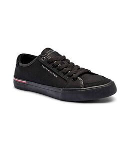 Tommy Hilfiger: Чёрные кроссовки 