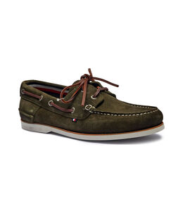 Tommy Hilfiger: Мокасины цвета хаки 