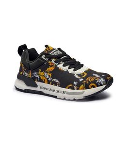Versace Jeans Couture: Чёрные кроссовки 