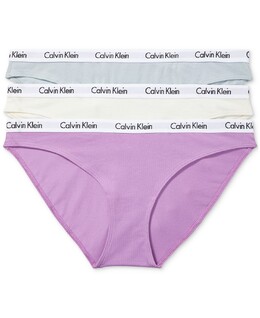 Calvin Klein: Серебристые трусы 