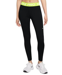 Nike: Чёрные легинсы 