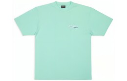 Balenciaga: Зелёная футболка 
