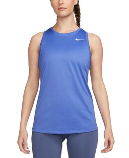 Nike: Синяя майка  Dri FIT