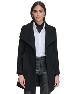 Calvin Klein: Пальто с поясом 
