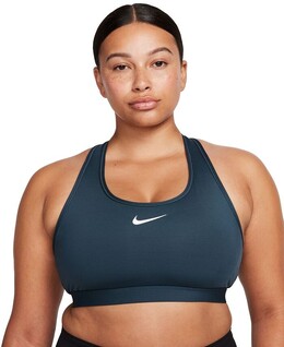Nike: Зелёный бюстгальтер  Swoosh