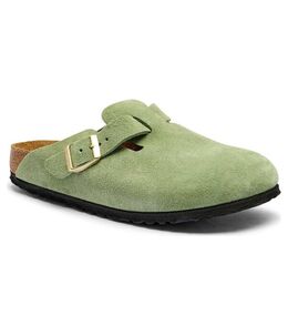 Birkenstock: Зелёные сабо 