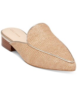 Cole Haan: Бежевые сабо 