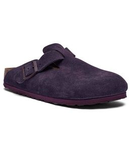 Birkenstock: Фиолетовые сабо 