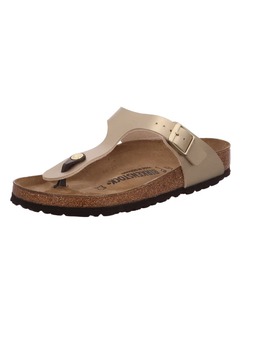 Birkenstock: Золотые сабо 