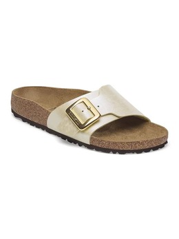 Birkenstock: Золотые сабо  Madrid