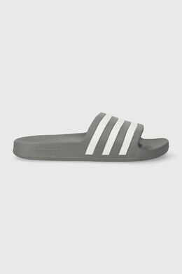 Adidas: Серые шлёпанцы  Adilette