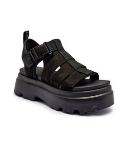 UGG: Чёрные сандалии 