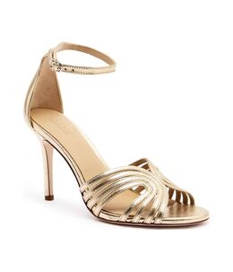 Lauren Ralph Lauren: Золотые сандалии 