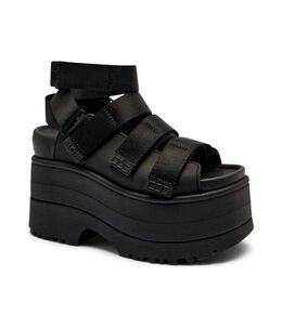 UGG: Чёрные сандалии 