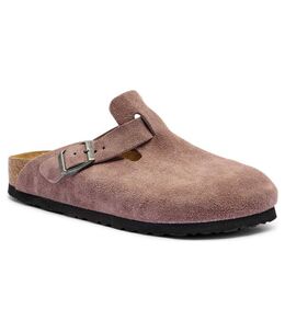 Birkenstock: Фиолетовые сабо 