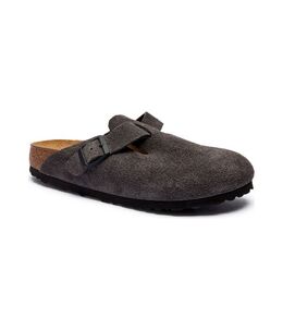 Birkenstock: Серые сабо 