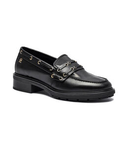 Tommy Hilfiger: Чёрные мокасины 