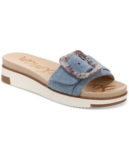 Sam Edelman: Голубые шлёпанцы 
