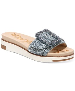 Sam Edelman: Голубые шлёпанцы 