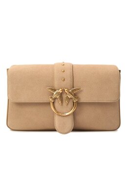 Pinko: Бежевая сумка  Love