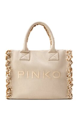 Pinko: Бежевая сумка 
