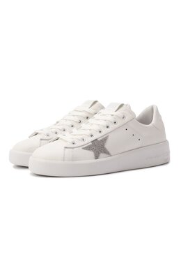 Golden Goose Deluxe Brand: Золотые кеды  Pure Star