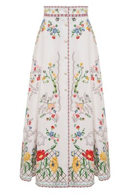 Valentino: Хлопковая юбка 