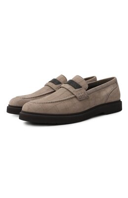 Brunello Cucinelli: Бежевые лоферы 