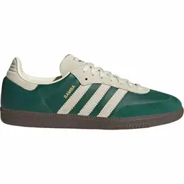 adidas: Зелёные кроссовки  Samba
