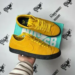 NIKE: Жёлтые кеды  SB Zoom Blazer
