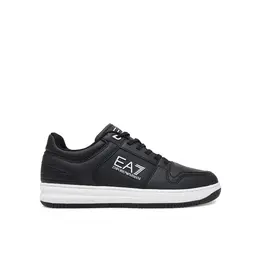 EA7 EMPORIO ARMANI: Чёрные кроссовки 
