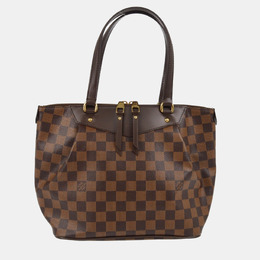 Louis Vuitton: Коричневая сумка-шоппер 