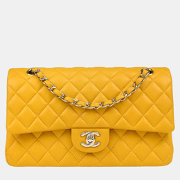 Chanel: Жёлтая сумка 